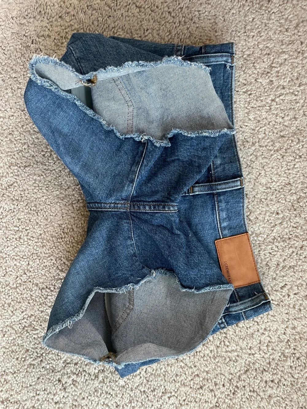 J. Crew Denim High-Rise Frayed 3.75